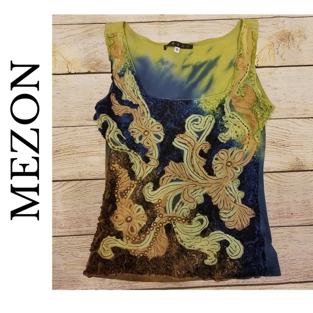 Mezon Textured, Tie-Dye Tank